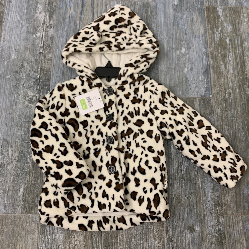 Leopard hooded jacket
